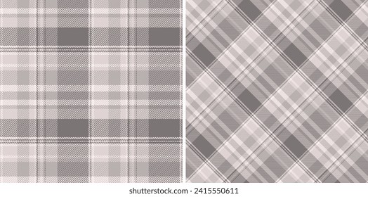 Seamless check fabric of texture pattern background with a plaid textile tartan vector. Set in gradient colours. Stylish living room and bedroom decor.