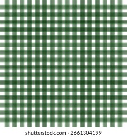 Um design de padrão de verificação sem costura adequado para uso em têxteis, tecidos, roupas ou fundo. Apresenta sobreposição, formando uma grade clássica em estilo tartan