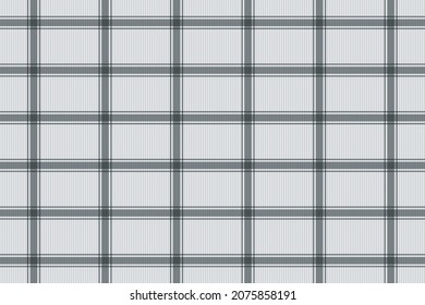 Seamless check pattern fabric for the shirt. Checkered fabric texture print in stripes. Apparel clothes conceptual fabric vector pattern design