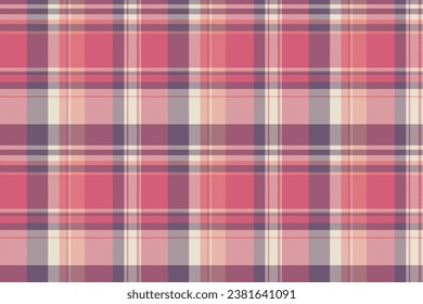 Prueba transparente de tejido textil de patrón de tela con fondo vectorial de lona de textura en tonos rojos y claros.