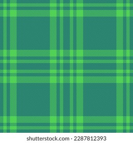Nahtlose Scheckanlage. Fabric, Vektortartan. Muster-Textur-Hintergrund, Textilien in Grün- und Türkisfarben.