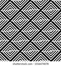 Seamless checked pattern. Geometric texture. Vector art.