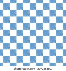 Seamless checker pattern background. Pastel checkerboard square with variouse texture decoration.