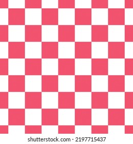 Seamless checker pattern background. Pastel checkerboard square with variouse texture decoration.