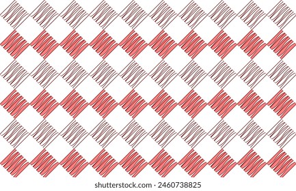 patrón geométrico de tablero de ajedrez sin costura, tira de color vintage retro Formas de diamante patrón sin costura tira rosa tablero de ajedrez de fila Horizontal Para la decoración del hogar, impresión de textiles y tela