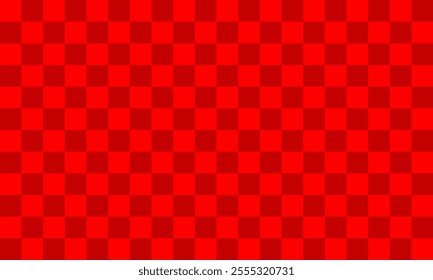 Seamless checkerboard horizontal background in Christmas colors - Red only -