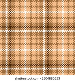 seamless checkered background. vector illustration in the style of tartan cages,  woven texture, plaid blankets, in autumn brown tones