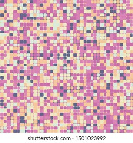 Seamless checkered camouflage. Colored spots painted chaotically.
