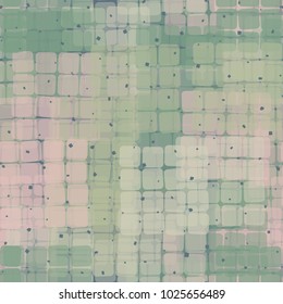 Seamless checkered camouflage. The intersecting sixteen-cell fragments located at random form an unusual pattern.