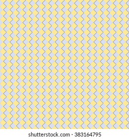 Seamless checkered chess pattern in yellow and blue colors. Chains of squares forming checkerboard style print. Vector illustration for various creative projects