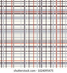 Seamless checkered pattern. Abstract geometric pattern with stripes. Vector