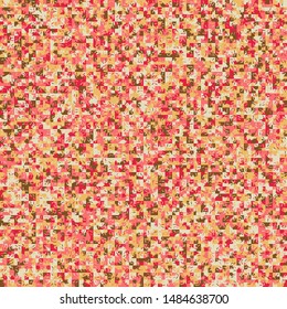 Seamless checkered pattern consisting of squares broken by curved lines with chaos of small strokes. Harmonious color combinations.