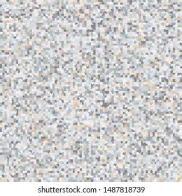 Seamless checkered pattern consisting of squares broken by curved lines. Pale harmonious color combinations.