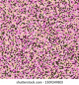 Seamless checkered pattern consisting of squares broken by curved lines with strokes and chaos of smoll strokes. Harmonious color combinations.