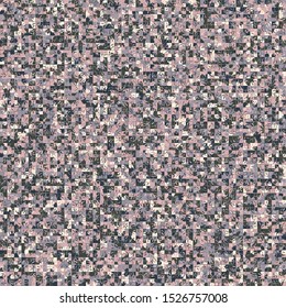 Seamless checkered pattern consisting of squares broken by curved lines with strokes and chaos of smoll strokes. Harmonious color combinations.