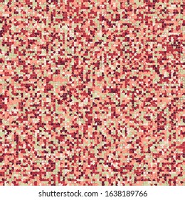 Seamless checkered pattern consisting of squares broken by curved lines with a stroke. Harmonious color combinations.