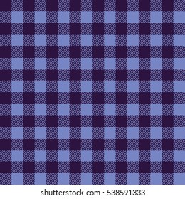Seamless checkered pattern with dark blue-blue stripes and squares - Eps10 vector graphics and illustration