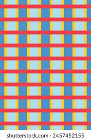 Seamless checkered pattern design. Bright checkered background. Vector illustration.