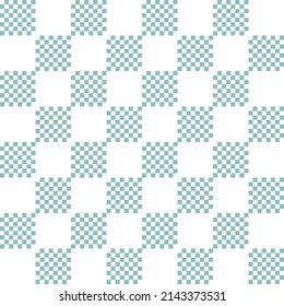 Seamless checkered pattern design using blue and white background.
For decorating wallpaper, wrapping paper, books, toys, clothes, fabrics.