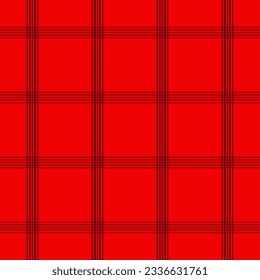 Seamless checkered pattern in red shades for textiles,  fabric, wallpaper, tablecloths, blankets. Checkered print.  Red checkered background