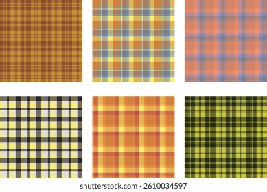 seamless checkered plaid flannel pattern background