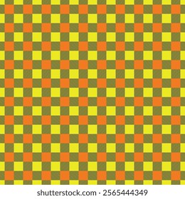  A seamless checkered plaid pattern featuring a vibrant combination of  tones. The design incorporates a herringbone texture within squares, making it perfect for textiles, fabric designs, 