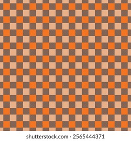  A seamless checkered plaid pattern featuring a vibrant combination of  tones. The design incorporates a herringbone texture within squares, making it perfect for textiles, fabric designs, 