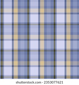 Nahtloses, abgeschirmtes, gestreiftes Muster in Pastellfarben, blau, gelb und grün für Gewebe, Textilien, Bekleidung, Tischdecken, Tapeten, gedecktes Plaid
