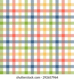 seamless checkered table cloth background with different colors