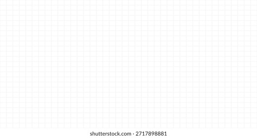 Nahtlose, karierte Textur. Journal-Planer-Seite mit gepunktetem Raster. Einfache quadratische Graphenpapiertextur. Notizbuchhintergrund mit Retro-Aufzählungszeichen. Wiederholte Schultapete aus Mathematik. Vektormappenvorlage