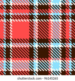 seamless checkered vector pattern