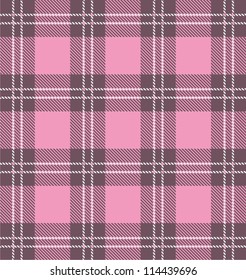 Seamless checkered vector pattern (tartan).
