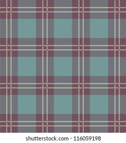 Seamless checkered vector pattern (tartan).