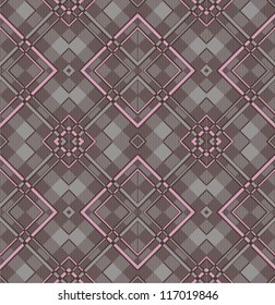 Seamless checkered vector pattern (tartan).
