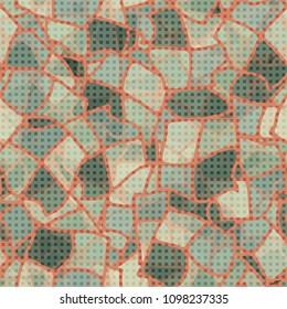 Seamless cheerful pattern. Colorful eddies. Camouflage texture. Seamless. Editable. Fashionable.