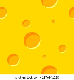 Seamless cheese background vector