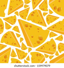 seamless cheese pattern