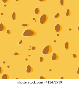 Seamless cheese pattern.