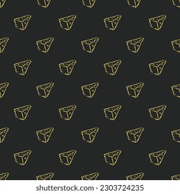 seamless cheese pattern. Drawing doodle background with cheese