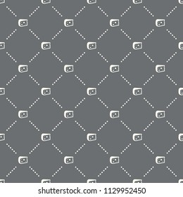 seamless cheese pattern on a dark background. cheese icon creative design. Can be used for wallpaper, web page background, textile, print UI/UX