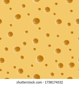 Seamless cheese pattern. Vector illustration.