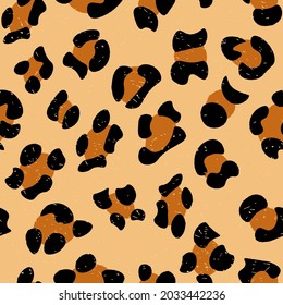 Seamless Cheetah Pattern. Clipart Image