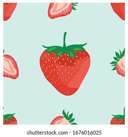 Seamless Cherry. Isolated berries on background. Vector illustration. Cherry icon, vector fruit illustration, sweet cherries, fresh healthy cherries. Fresh fruit, natural berry