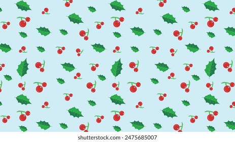 Seamless Cherry and leaf pattern in cartoon style. Cute cherry design. Vector funky illustration. Cute Print ready fruit background.