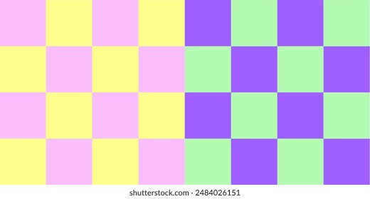 Seamless chess square grid pattern for background.