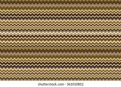 Seamless chevron pattern in brown and beige. art background