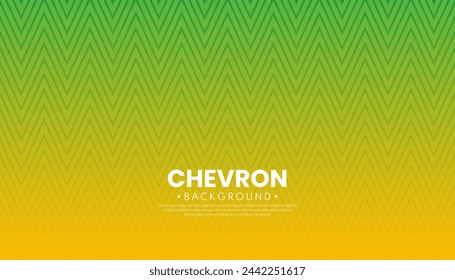 Seamless chevron pattern with green-yellow background. Vector geometric illustration.