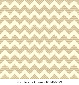 Seamless chevron pattern on linen background.  eps 10