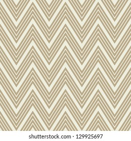 Seamless chevron pattern in retro style. Can be used to fabric design, wallpaper, decorative paper, scrapbook albums, web design, etc. Swatches of seamless pattern included in the file.