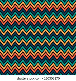Seamless chevron pattern in retro style, soft colors. Geometric background. Can be used to fabric design, wallpaper, decorative paper, scrapbook albums, web design, etc. 